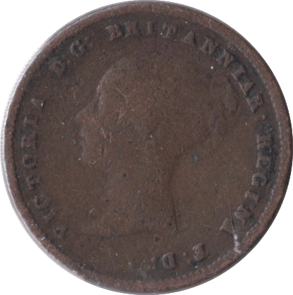 1844 HALF FARTHING ( F ) - Half Farthing - Cambridgeshire Coins