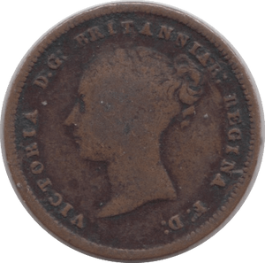 1844 HALF FARTHING ( FINE ) 6 - Half Farthing - Cambridgeshire Coins