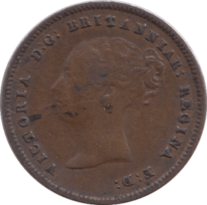 1844 HALF FARTHING ( FINE ) - Half Farthing - Cambridgeshire Coins