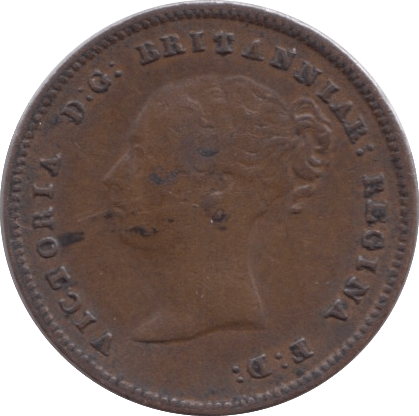 1844 HALF FARTHING ( FINE ) - Half Farthing - Cambridgeshire Coins