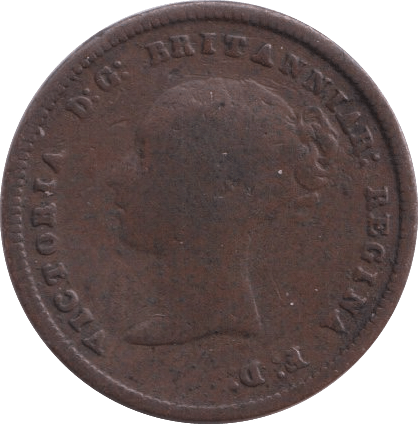 1844 HALF FARTHING ( FINE ) - Half Farthing - Cambridgeshire Coins