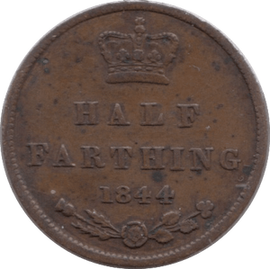 1844 HALF FARTHING ( GF ) 9 - Half Farthing - Cambridgeshire Coins