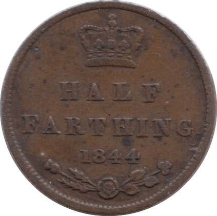 1844 HALF FARTHING ( GF ) 9 - Half Farthing - Cambridgeshire Coins