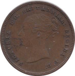 1844 HALF FARTHING ( GVF ) 8 - Half Farthing - Cambridgeshire Coins