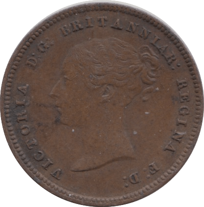 1844 HALF FARTHING ( GVF ) 8 - Half Farthing - Cambridgeshire Coins