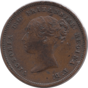 1844 HALF FARTHING ( GVF ) 9 - Half Farthing - Cambridgeshire Coins