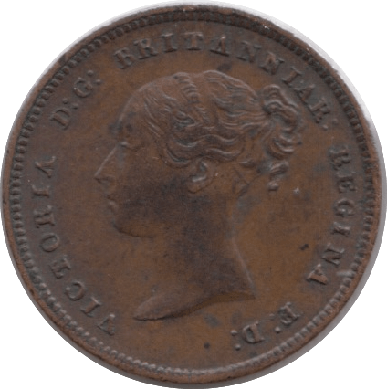 1844 HALF FARTHING ( GVF ) 9 - Half Farthing - Cambridgeshire Coins