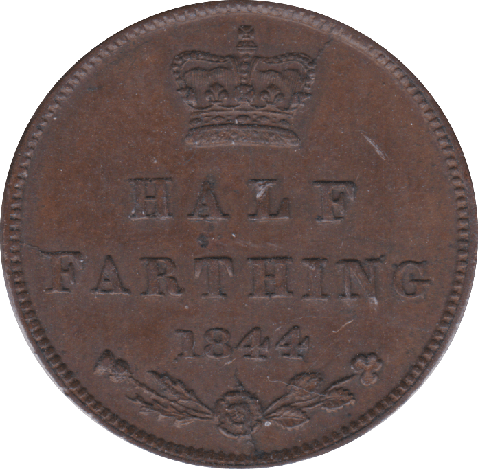 1844 HALF FARTHING ( GVF ) C - Half Farthing - Cambridgeshire Coins