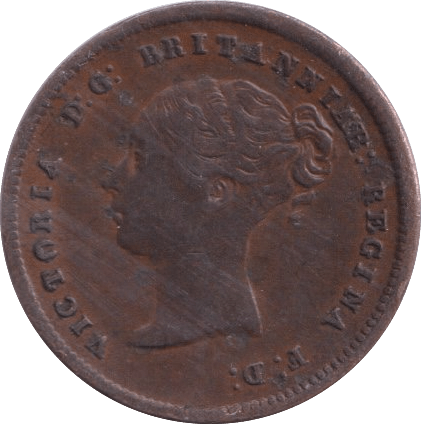 1844 HALF FARTHING ( GVF ) - Half Farthing - Cambridgeshire Coins