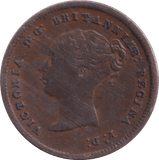 1844 HALF FARTHING ( GVF ) - Half Farthing - Cambridgeshire Coins