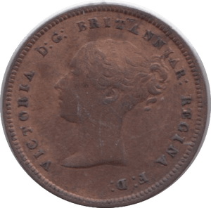 1844 HALF FARTHING ( GVF ) - Half Farthing - Cambridgeshire Coins