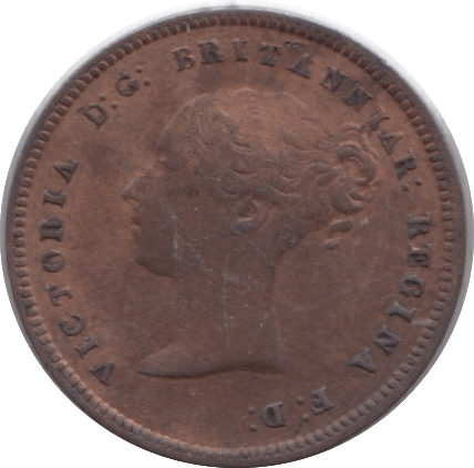 1844 HALF FARTHING ( GVF ) - Half Farthing - Cambridgeshire Coins