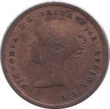 1844 HALF FARTHING ( GVF ) - Half Farthing - Cambridgeshire Coins