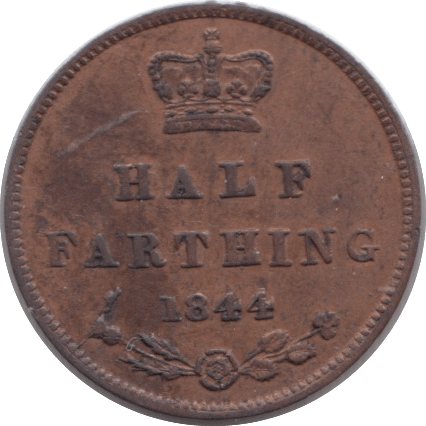 1844 HALF FARTHING ( GVF ) - Half Farthing - Cambridgeshire Coins