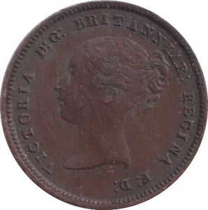 1844 HALF FARTHING ( GVF ) - Half Farthing - Cambridgeshire Coins
