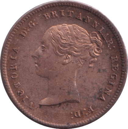 1844 HALF FARTHING ( UNC ) 1 - Half Farthing - Cambridgeshire Coins