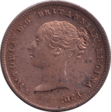 1844 HALF FARTHING ( UNC ) 1 - Half Farthing - Cambridgeshire Coins