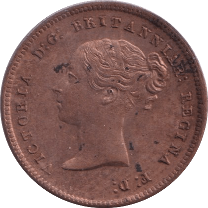1844 HALF FARTHING ( UNC ) 2 - Half Farthing - Cambridgeshire Coins