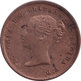 1844 HALF FARTHING ( UNC ) 2 - Half Farthing - Cambridgeshire Coins