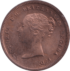 1844 HALF FARTHING ( UNC ) 5 - Half Farthing - Cambridgeshire Coins