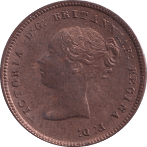 1844 HALF FARTHING ( UNC ) 6 - Half Farthing - Cambridgeshire Coins