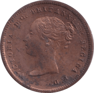 1844 HALF FARTHING ( UNC ) 8 - Half Farthing - Cambridgeshire Coins