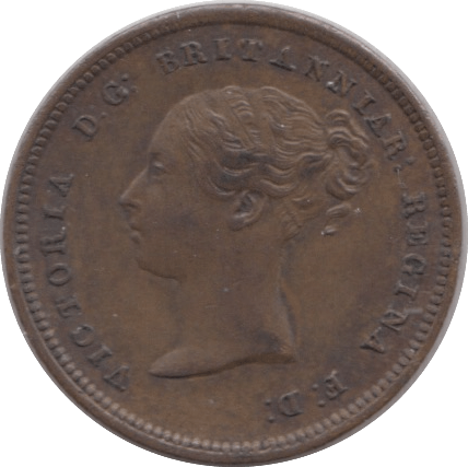 1844 HALF FARTHING ( UNC ) - Cambridgeshire Coins