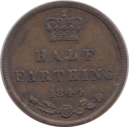 1844 HALF FARTHING ( UNC ) - Cambridgeshire Coins