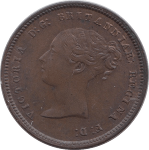 1844 HALF FARTHING ( UNC ) - Half Farthing - Cambridgeshire Coins