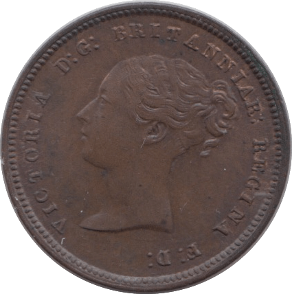1844 HALF FARTHING ( UNC ) - Half Farthing - Cambridgeshire Coins