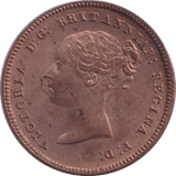 1844 HALF FARTHING ( UNC ) - Half Farthing - Cambridgeshire Coins