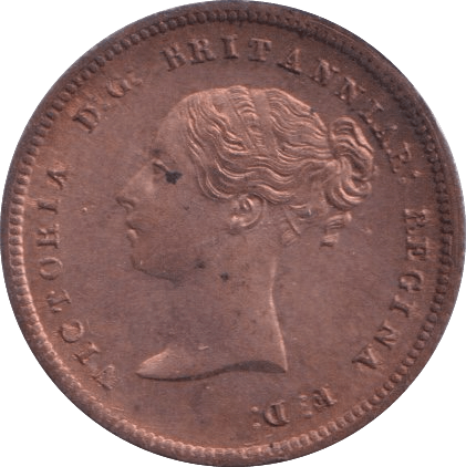 1844 HALF FARTHING ( UNC ) - Half Farthing - Cambridgeshire Coins