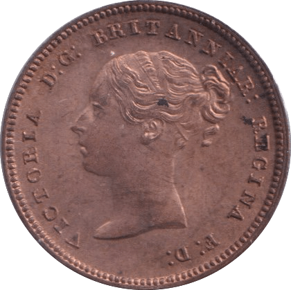 1844 HALF FARTHING ( UNC ) - Half Farthing - Cambridgeshire Coins