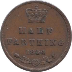 1844 HALF FARTHING ( VF ) - Half Farthing - Cambridgeshire Coins