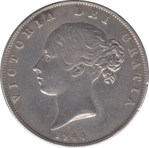 1844 HALFCROWN ( EF ) - Halfcrown - Cambridgeshire Coins