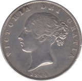 1844 HALFCROWN ( EF ) - Halfcrown - Cambridgeshire Coins