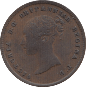 1844 ONE HALF FARTHING ( VF ) 4 - Half Farthing - Cambridgeshire Coins