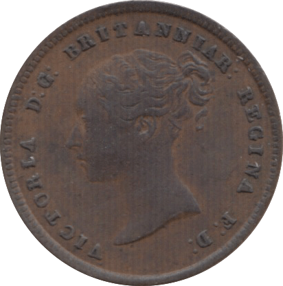 1844 ONE HALF FARTHING ( VF ) 4 - Half Farthing - Cambridgeshire Coins