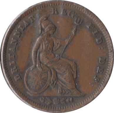 1844 ONE THIRD FARTHING ( GVF ) - One Third Farthing - Cambridgeshire Coins