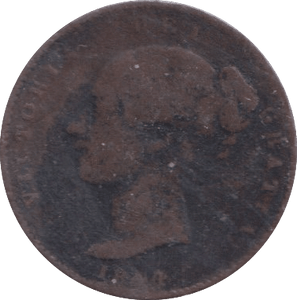1844 ONE THIRD FARTHING ( NF ) - One Third Farthing - Cambridgeshire Coins