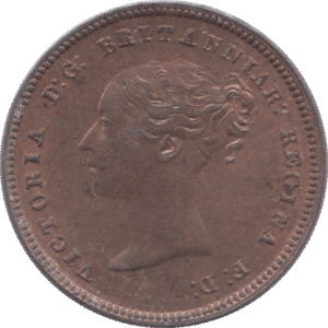 1844 ONE THIRD FARTHING ( UNC ) - One Third Farthing - Cambridgeshire Coins