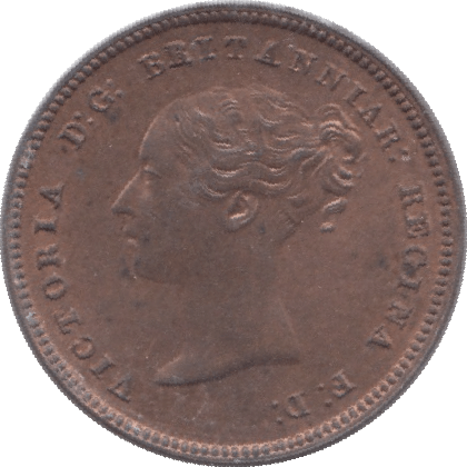 1844 ONE THIRD FARTHING ( UNC ) - One Third Farthing - Cambridgeshire Coins