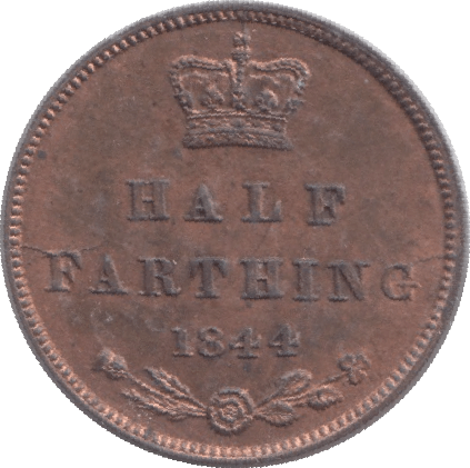 1844 ONE THIRD FARTHING ( UNC ) - One Third Farthing - Cambridgeshire Coins