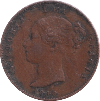 1844 ONE THIRD FARTHING ( VF ) - One Third Farthing - Cambridgeshire Coins