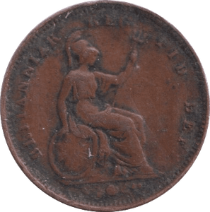 1844 ONE THIRD FARTHING ( VF ) - One Third Farthing - Cambridgeshire Coins