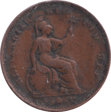 1844 ONE THIRD FARTHING ( VF ) - One Third Farthing - Cambridgeshire Coins