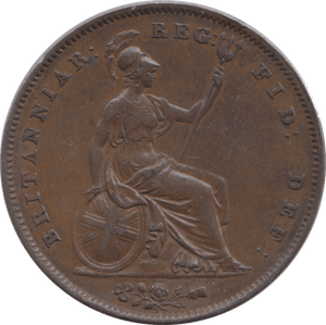 1844 PENNY ( EF ) - Penny - Cambridgeshire Coins