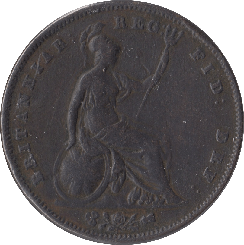 1844 PENNY ( FINE ) - Penny - Cambridgeshire Coins