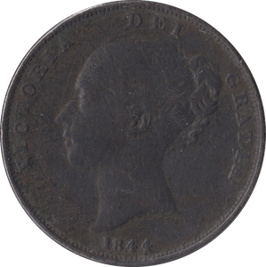 1844 PENNY ( FINE ) - Penny - Cambridgeshire Coins