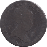 1844 SPAIN 8 MARAVEDIS - WORLD COINS - Cambridgeshire Coins